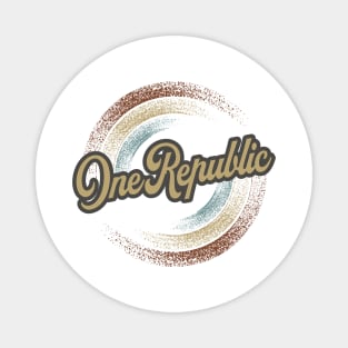 OneRepublic Circular Fade Magnet